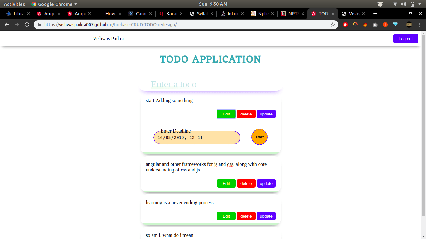 TODO Application